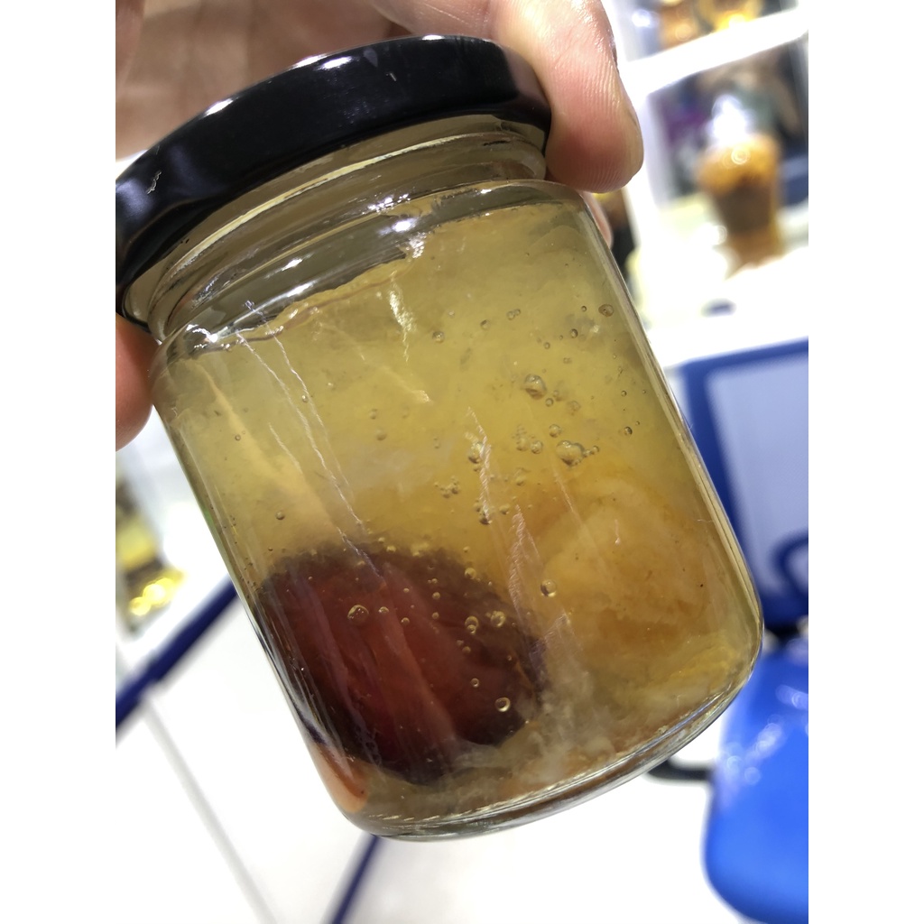 Hũ thuỷ tinh nắp thiếc 100ml làm sữa chua, bánh flan, chưng yến, đựng bột, mứt (màu nắp ngẫu nhiên)