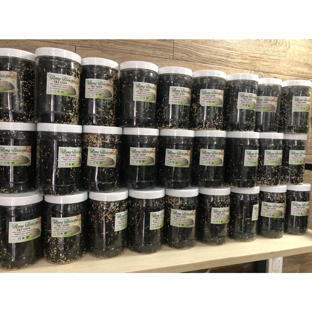 Rong biển sấy mè ăn liền