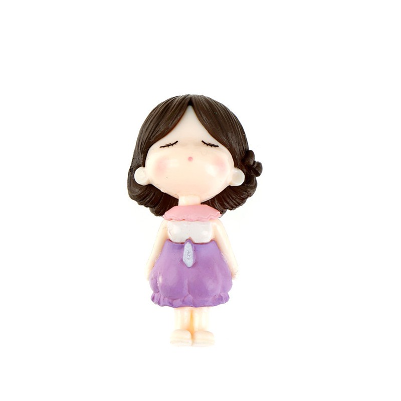 Hl Set 2 Mô Hình Cặp Đôi Mini Trang Trí Sân Vườn