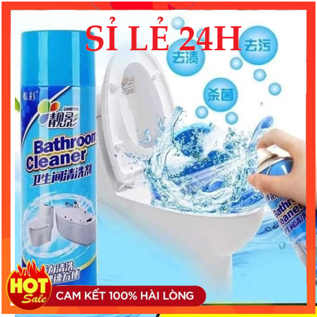 Bình Xịt Tạo Bọt Tuyết Vệ Sinh Nhà Tắm, Nhà Vệ Sinh Sạch Bóng BATHROOM CLEANER