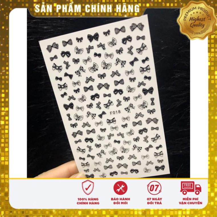 sticker trang trí móng đủ mẫu