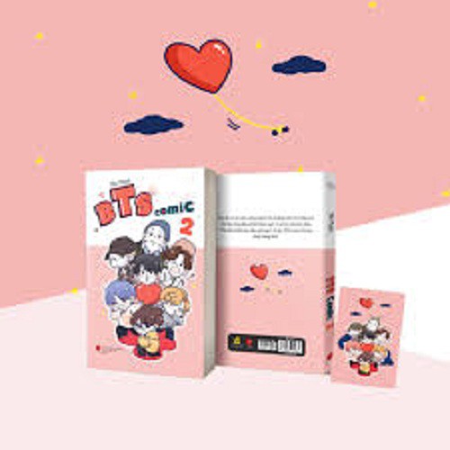 Sách - BTS Comic 2 - Bản Đặc Biệt Tặng Kèm Postcard + Sticker + Bookmark Thành Viên Ngẫu Nhiên Trong BTS