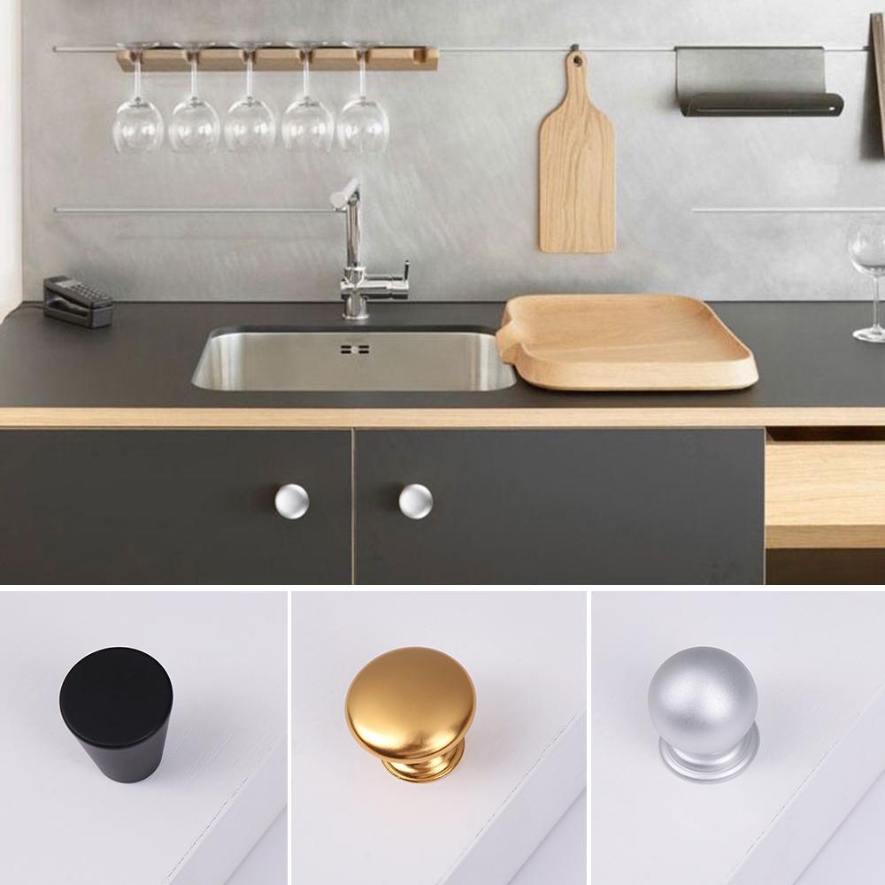 Bộ 5 Tay Nắm Cửa Tủ Bằng Hợp Kim Nhôm Phong Cách Hiện Đại