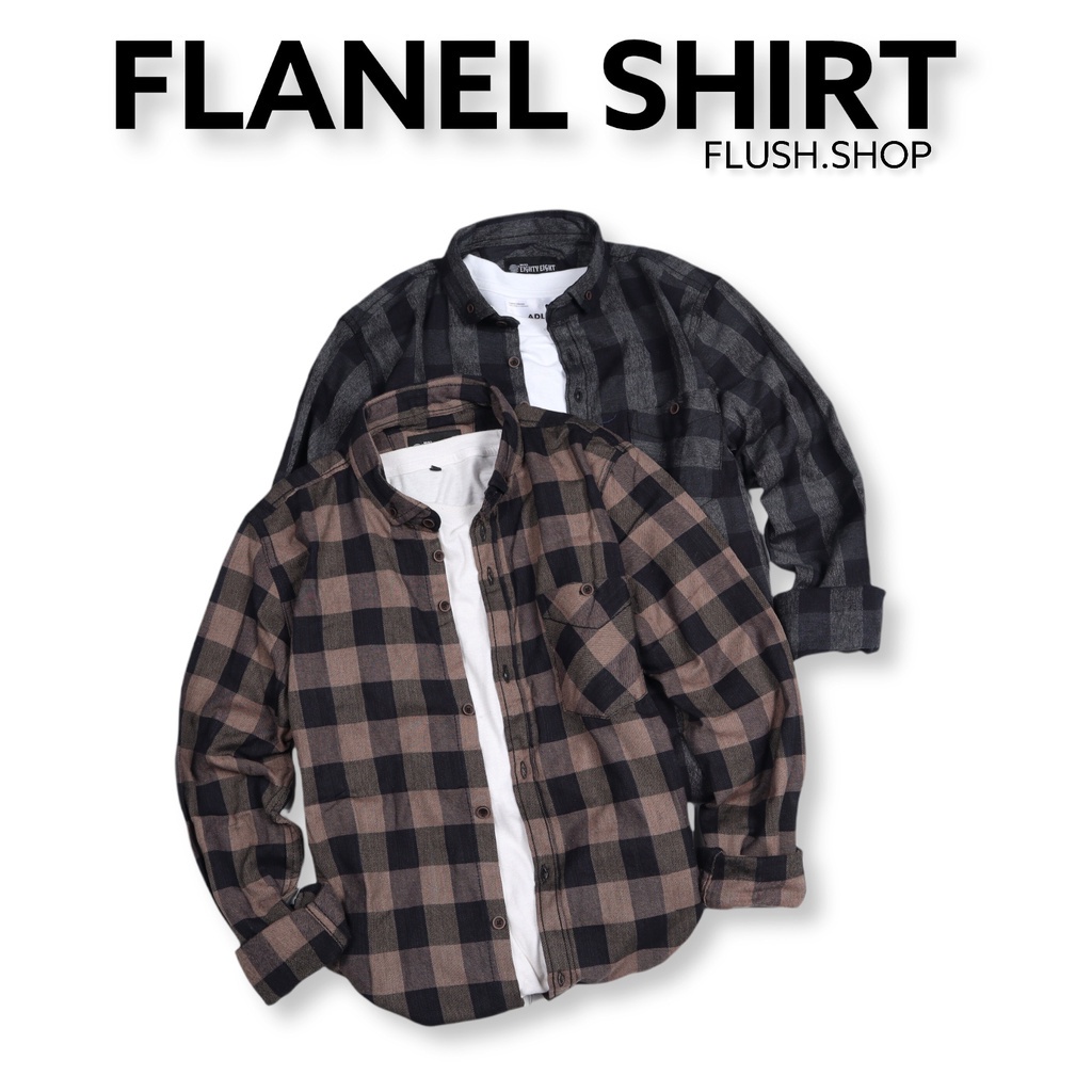 Áo sơ mi nam dài tay vải Flannel cao cấp fs74 S0H4 thoải mái chất lượng cao