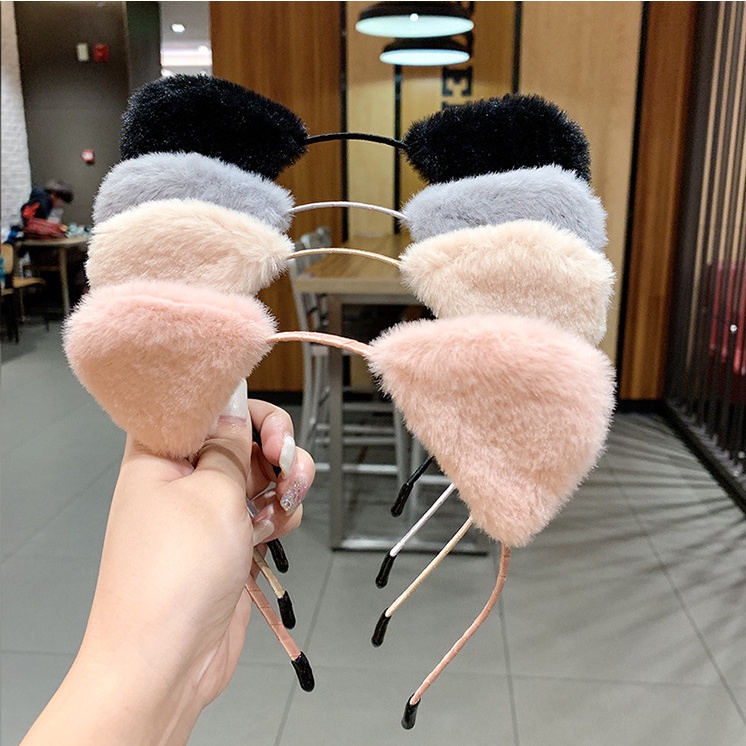 Cài Tóc Băng Đô Nữ Tai Gấu Xinh Xắn