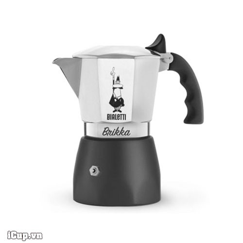 [Phiên bản 2020] Ấm pha cà phê có van tăng áp Bialetti Brikka 4cup – Made in Romania