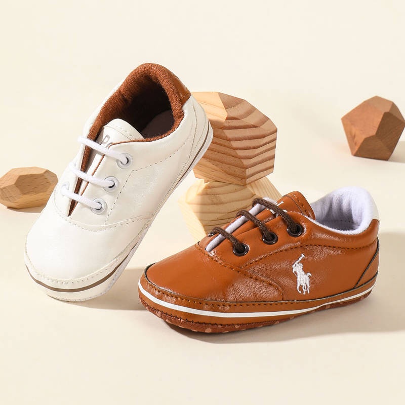 Giày Sneaker Đế Mềm Chống Trượt Cho Bé Trai Từ 0-18 Tháng Tuổi