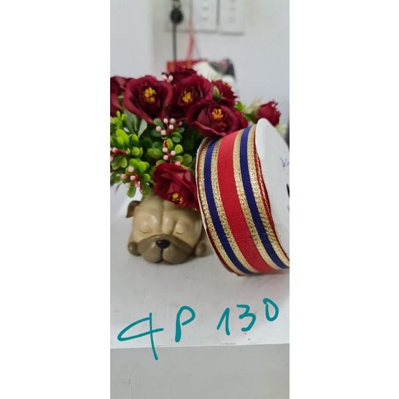 Dây ruy băng caro và sọc nhiều màu 1.5cm , 2cm và 3 cm