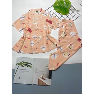 Đồ bộ tole lửng Pyjama tầng babydoll F21