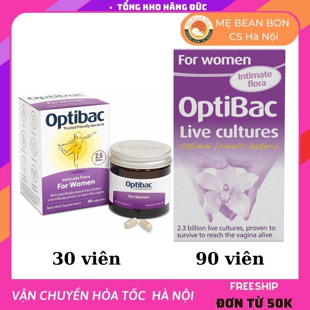 Men vi sinh Optibac tím Probiotics For Women Anh quốc (30v + 90v) cho phụ nữ phòng ngừa và làm dịu viêm nhiễm vùng kín
