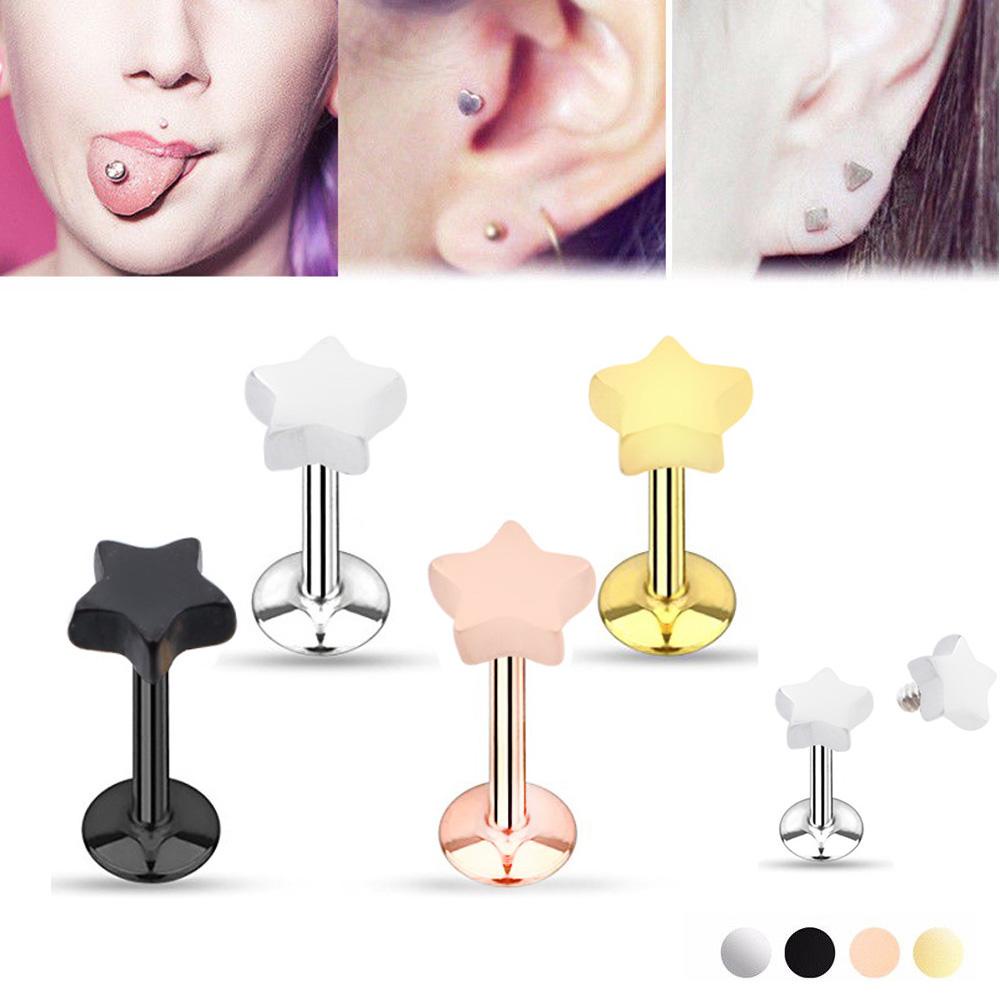Bộ 2 Khuyên Tai Nữ Bằng Thép Phẫu Thuật