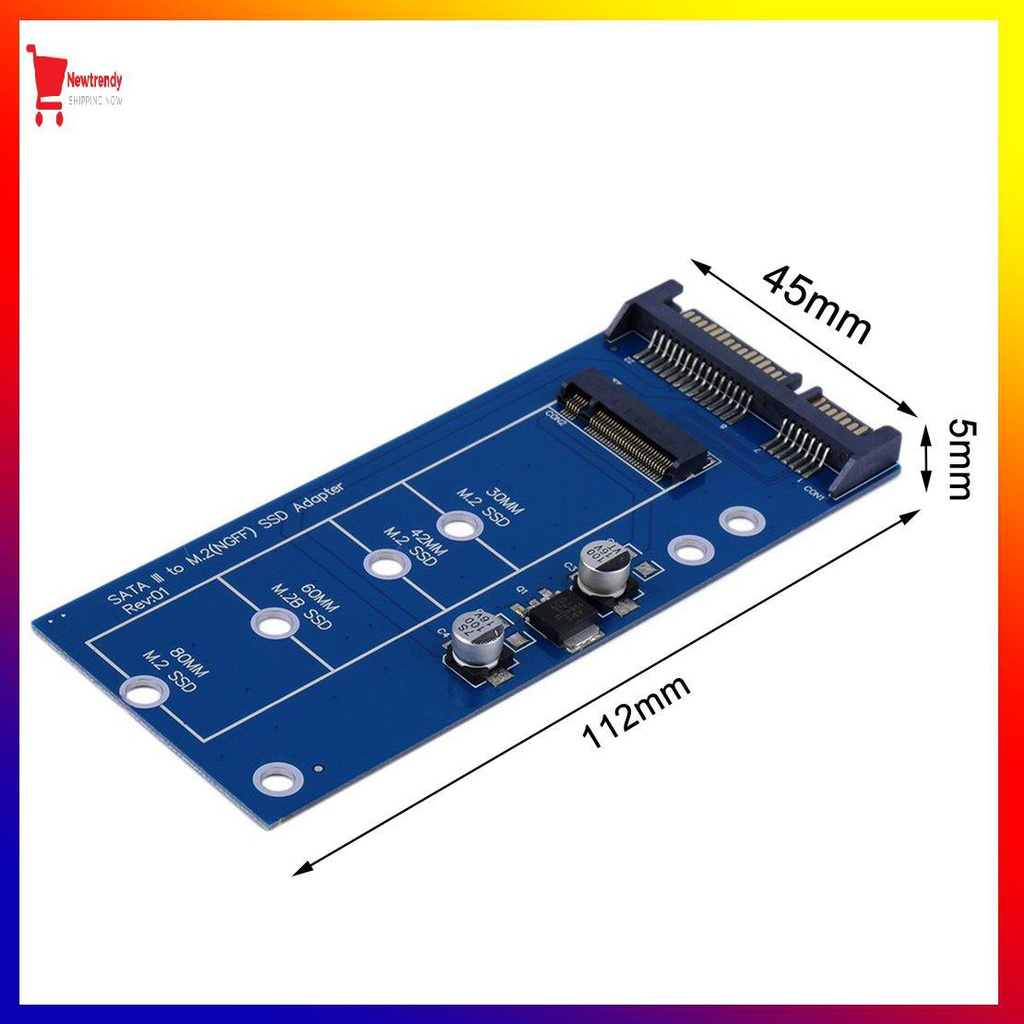 Thẻ Chuyển Đổi Mở Rộng (0601) (Promo) M2 Ngff Ssd Sata3 Ssds Sang Sata Sang Ngff | BigBuy360 - bigbuy360.vn