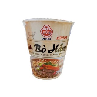 mi ly ăn liền - mì ly bò hầm vị cay