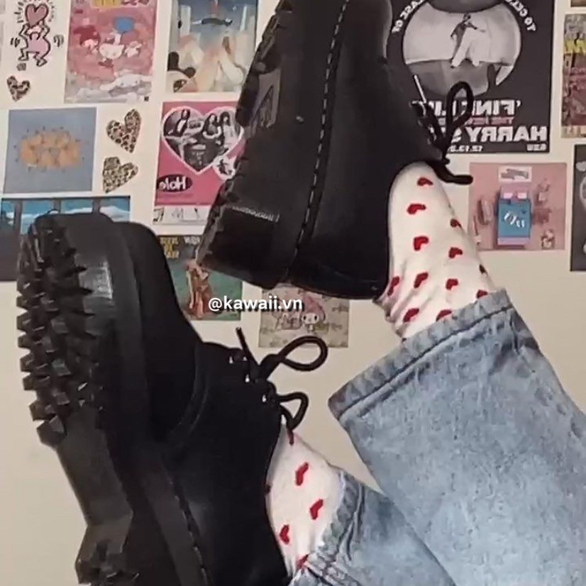 ulzzang [Có sẵn] BOBBY OXFORD - GIÀY OXFORD ĐẾ DÀY 5CM CAO CẤP MỚI 2021 (Ảnh thật shop tự thực hiện) | BigBuy360 - bigbuy360.vn