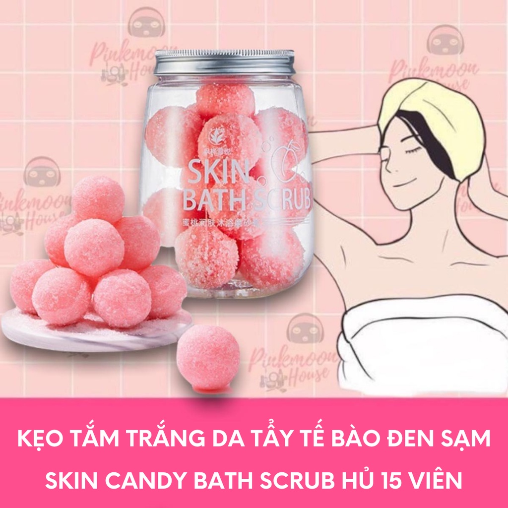 Candy Tắm Dưỡng Trắng Sáng Da Snail Scrub Bioqua Siêu Hot