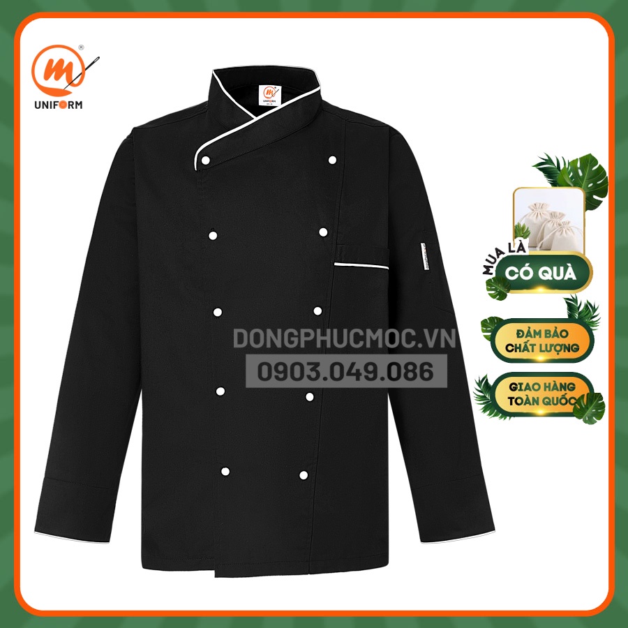 Áo Bếp May Sẵn - 08