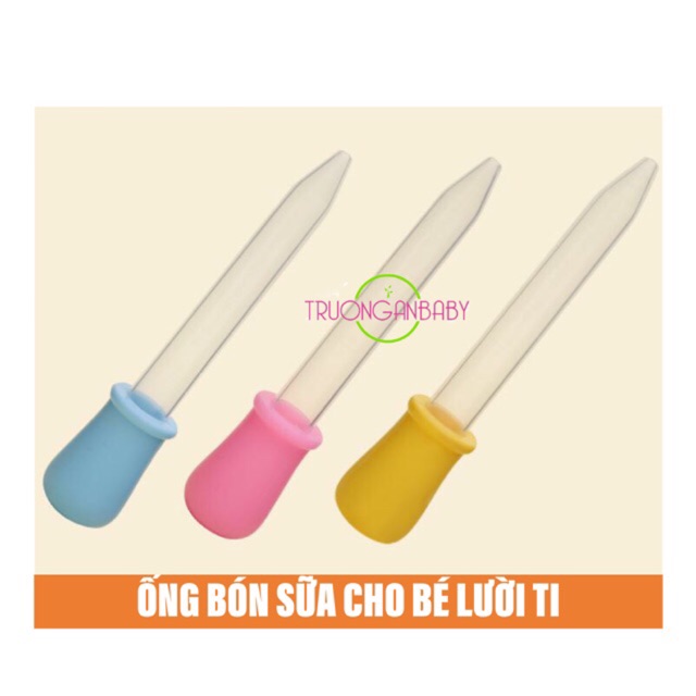 10 ỐNG BÓN SỮA 5ML CHO BÉ LƯỜI TI (HÀNG LOẠI 1)