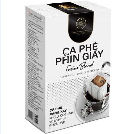 [ Trung Nguyên Legend ] Cà Phê Rang Xay Phin Giấy – Trung Nguyên Legend - Fusion Blend-Hộp 10gói