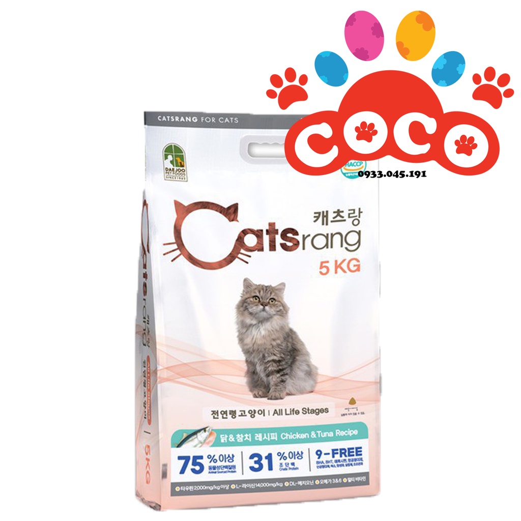 Thức ăn hạt cho mèo CATSRANG Hàn Quốc