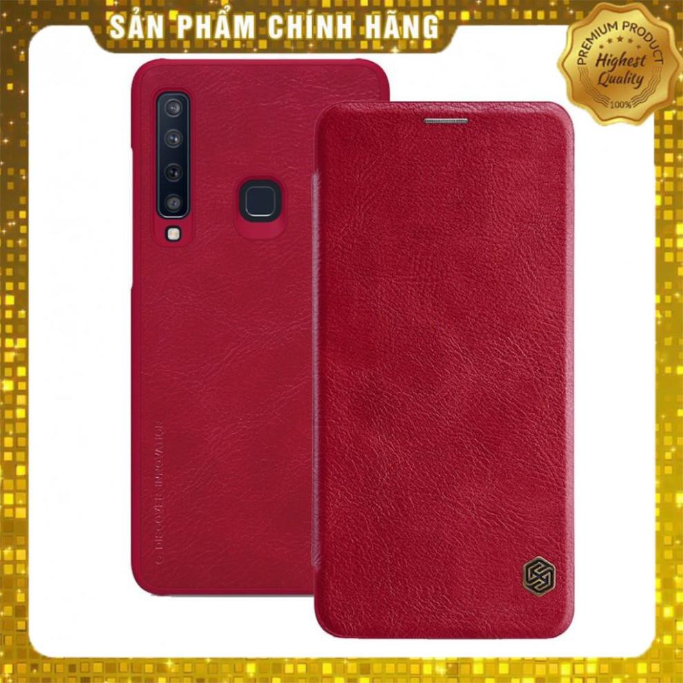 Bao da da thật Nillkin Qin cho Samsung Galaxy A9 2018 / A9 Star Pro (chống bám vân tay,chống trầy)- Hàng chính hãng