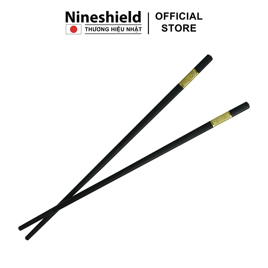 Hộp 10 đôi đũa mạ vàng Nineshield NS02 [Mã BMLTB200 giảm đến 100K đơn 499K]