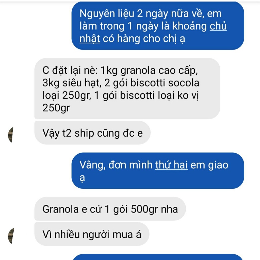 Granola - Hạt Dinh Dưỡng Ăn Kiêng, Không Đường - Bổ Sung Óc Chó Đỏ - 500g/250g