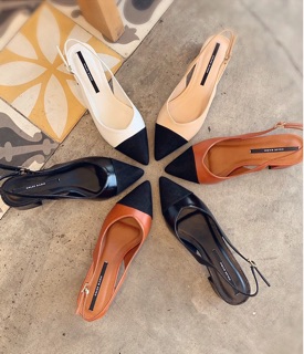SANDAL COLEE CAPTOE MŨI NHỌN GÓT TRỤ 5P