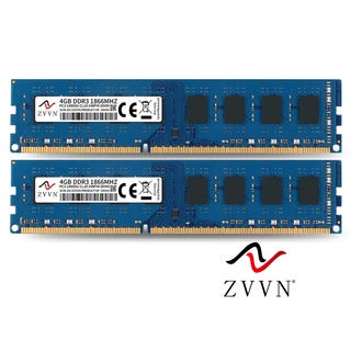 Bộ Nhớ Máy Tính 8GB (2x 4GB) DDR3 1866 (PC3 14900) 240 Pin 1.5V CL10 DIMM PC RAM 3U4L18C10ZV02