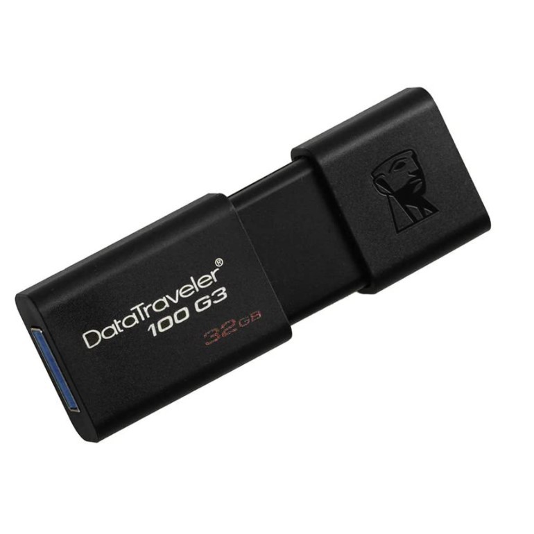 USB Kingston DT100G3 32GB nắp trượt tốc độ upto 100MB/s chính | BigBuy360 - bigbuy360.vn
