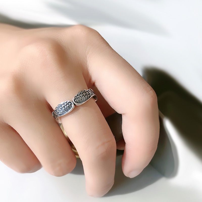Nhẫn Hình Cánh Thiên Thần Thiết Kế Bắt Mắt