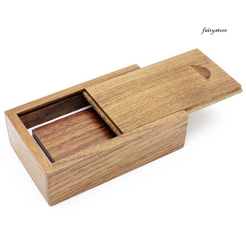 Usb Mini Fs + 4-32gb Vỏ Gỗ