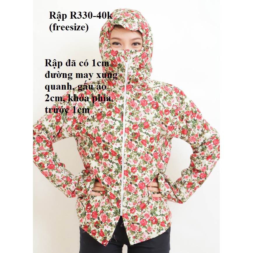 RẬP ÁO CHỐNG NẮNG R330 (KHÔNG PHẢI BÁN QUẦN ÁO)