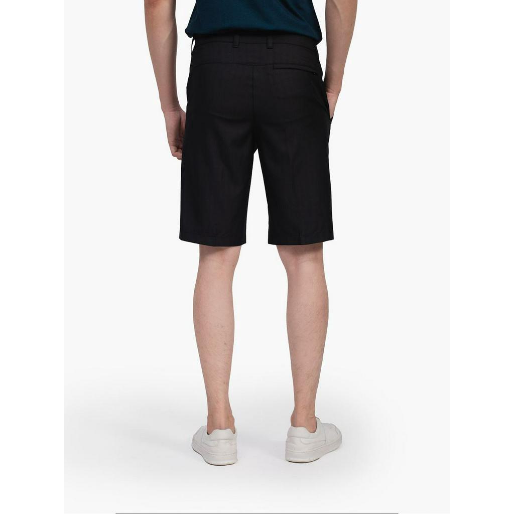 Quần short âu nam ISO028S2 Insidemen  dáng Regular fit, chất thể thao co giãn, vải mỏng nhẹ, hoạ tiết kẻ chìm