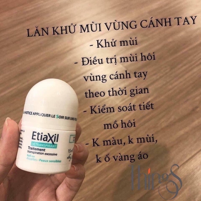 Lăn ngăn mùi và Mồ Hôi Etiaxil 15ml