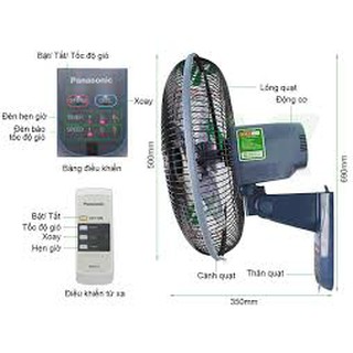 [GIAN HÀNG UY TÍN] [HÀNG CHÍNH HÃNG] Quạt treo Panasonic F-409MB/F-409MG