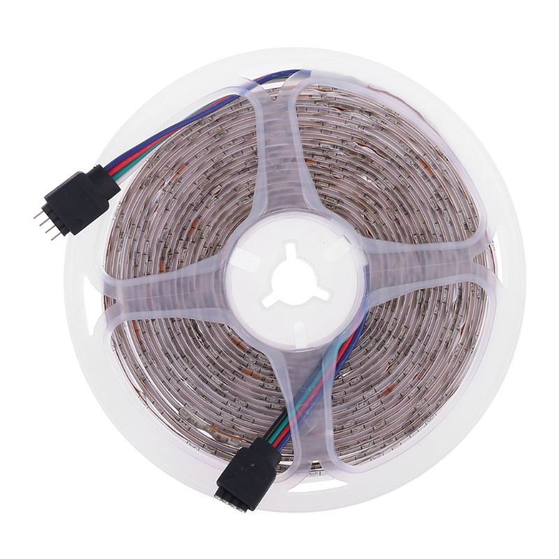 Bộ Dây Đèn Led 5m 300 Bóng 3528 Smd Dc 12v Nhiều Màu Sắc Chống Thấm Nước