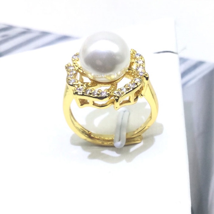 [N8B] Phụ kiện trang sức (DIY) - Khay nhẫn bạc trống vân trơn kiểu Hoa 6 cánh nạm đá làm nhẫn đính ngọc