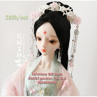 Set cài tóc cổ trang búp bê