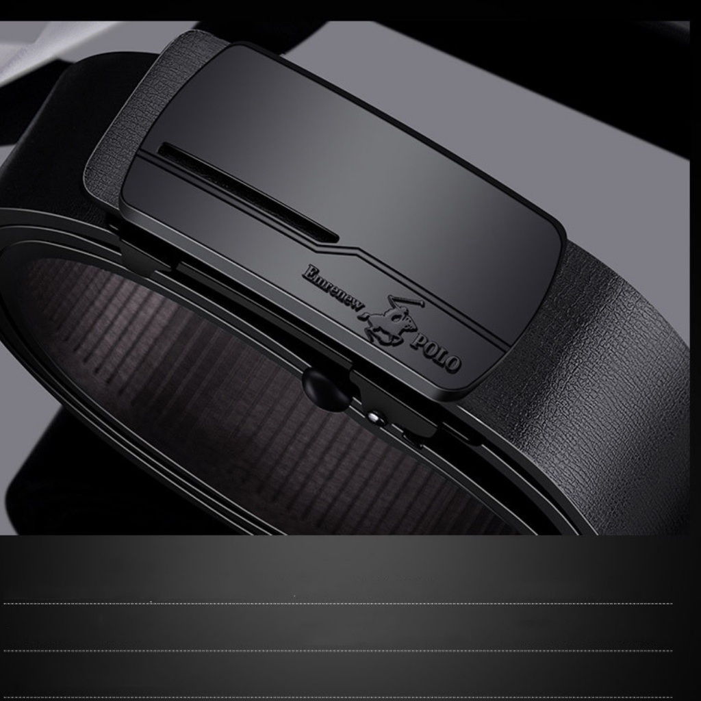 Thắt lưng nam cao cấp, dây nịt nam da bò EMRENEW POLO M3, full hộp