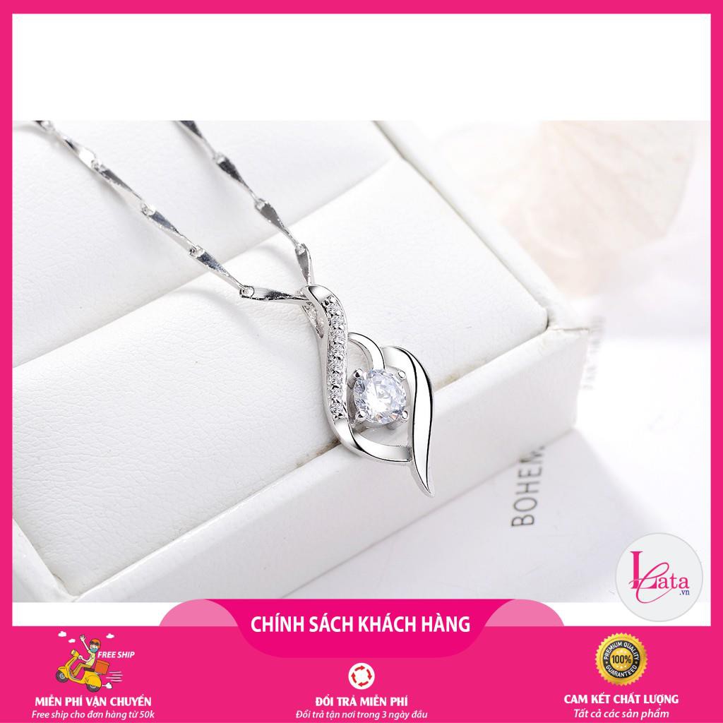 ✨Mặt Dây Chuyền Bạc S999 Lady Đính Đá - Bán Chạy✨