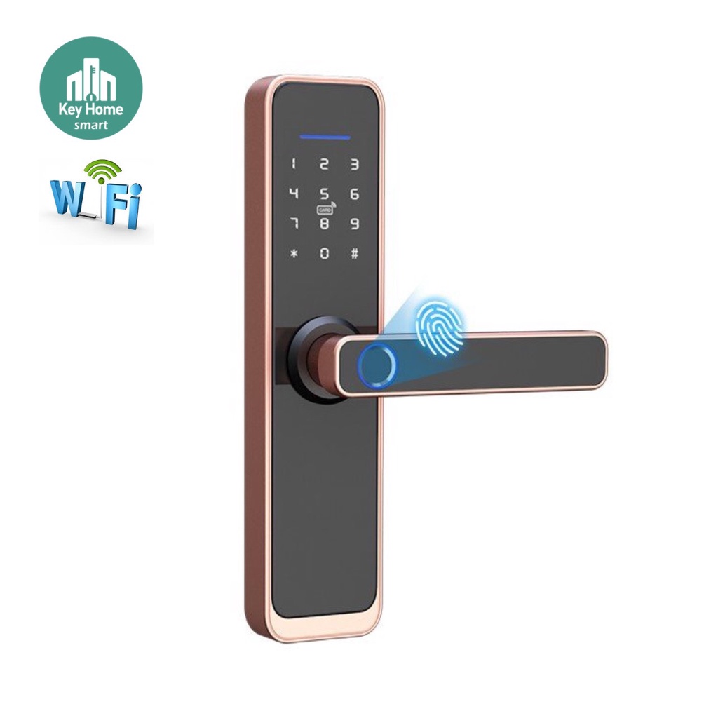 Khóa vân tay thông minh Tuya X2 mở khóa vân tay, thẻ từ, chìa cơ, mật khẩu, APP điện thoại Tuya Smart - Smartlife
