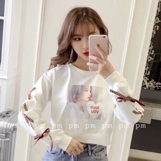 Áo crt dây tay phối hình