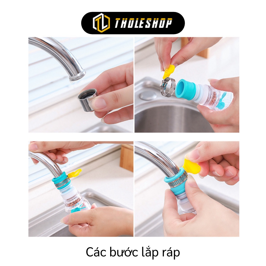 Vòi Lọc Nước Có Quạt Xoay 360 Độ Giúp Tăng Áp Và Có Thể Kéo Dài Ngắn Vòi Lọc 1020