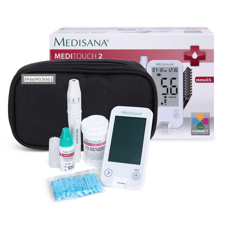 Máy đo đường huyết Medisana Meditouch 2 (Bảo hành trọn đời)