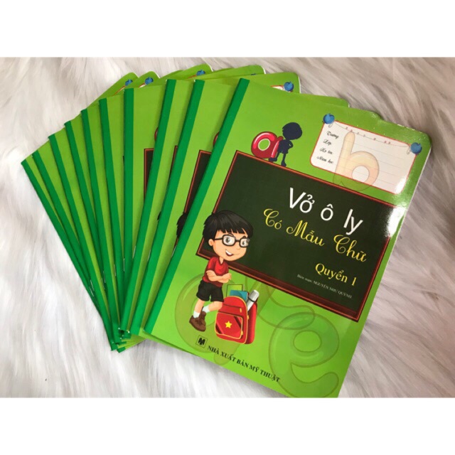 Vở ôly Có mẫu chữ