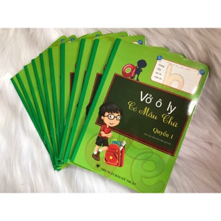 Vở ôly Có mẫu chữ