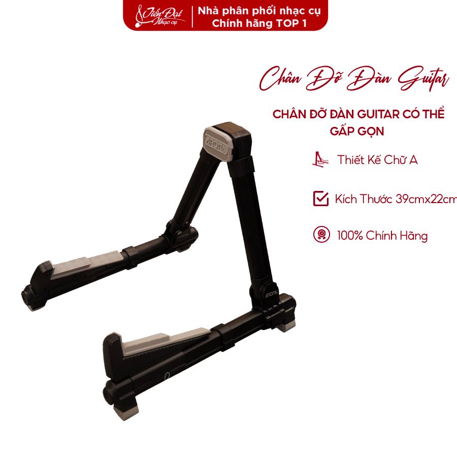 Chân Đỡ Đàn Guitar, Giá đỡ đàn guitar AT-14, AGS-08 Có Thể Gấp Gọn, Dùng Cho Guitar Acoustic, Classic, Điện, Bass