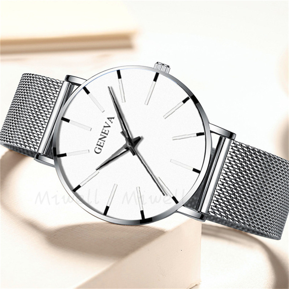 Đồng hồ đeo tay bằng thép phong cách doanh nhân đơn giản cho nam Wh1069-45