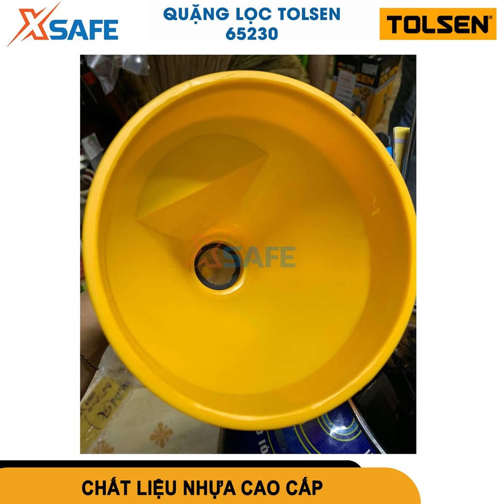 Quặng lọc Tolsen 65230 145mm nhựa cao cấp bền bỉ, ống ruột gà dễ bẻ cong, thiết kế tay cầm tiện lợi -[CHÍNH HÃNG][XSAFE]