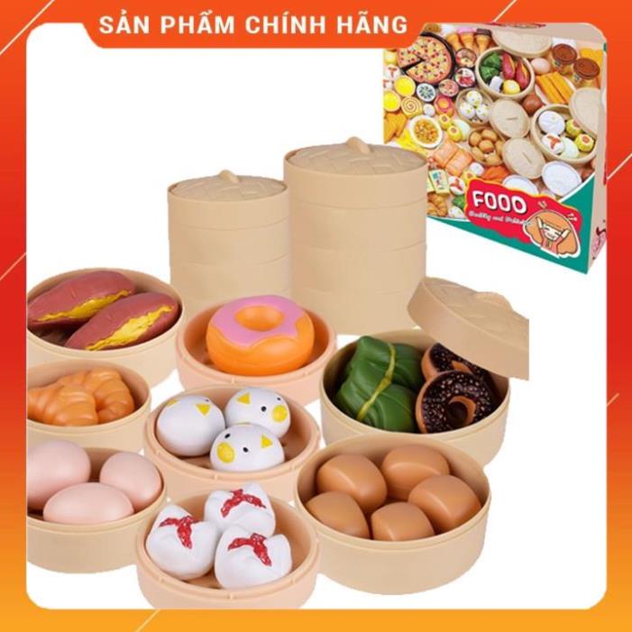 BỘ SẢN PHẨM ĐỒ CHƠI NẤU ĂN 3D GỒM 88 CHI TIẾT HÌNH MINH HỌA NHƯ THẬT CHO BÉ
